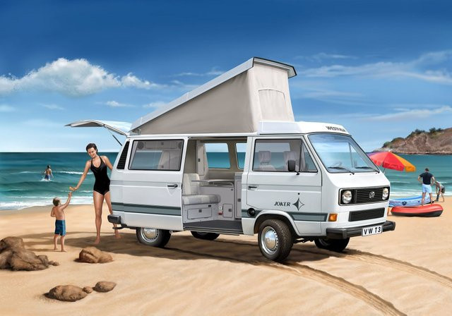 Revell Volkswagen T3 Westfalia Joker, Automodell Bausatz, 1:25, ab 10 Jahren - Bild 3
