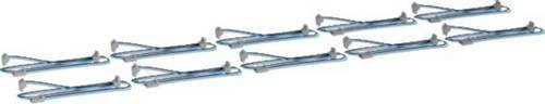 Hager Y-Leitung Universal KU9S80YZ mit 1 Stecker und 2 Buchsen, Schwarz/Blau, 10 Stück - Bild 1