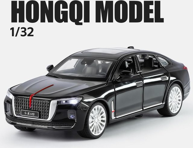 Linyi toy car Hong Qi H9 Auto Modell, 1:32, Metall, ab 14 Jahren - Bild 1