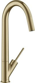 Hansgrohe Axor Starck 300 Spültisch-Einhebelmischer mit Schwenkauslauf in Brushed Bronze - Bild 1