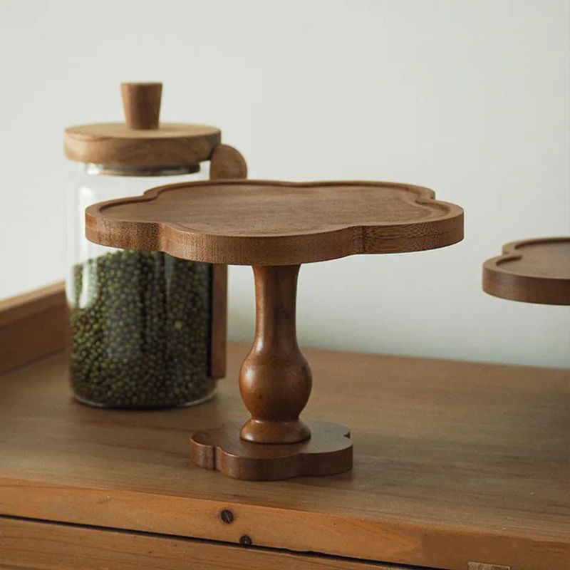 Mango Event Dekotablett aus Holz in Braun im Vintage-Design, Rechteckiges Aufbewahrungstablett für Kerzen und Dekoration - Bild 5