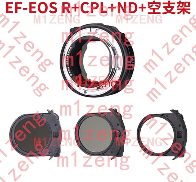 Canon CPL-Filteradapter für Canon EOS Objektive auf Canon RF-Mount, Schwarz - Bild 1