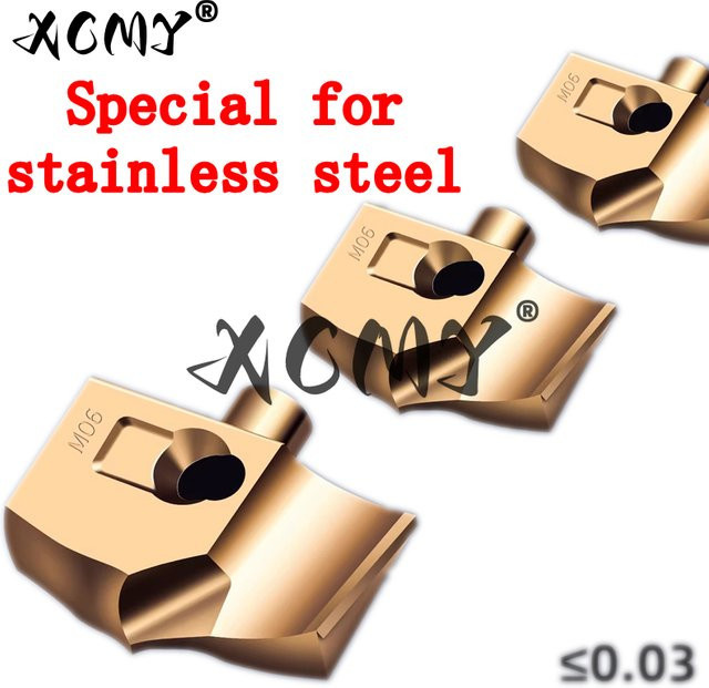 XCMY HCD Edelstahl-Spezialeinsatz für die interne Kühlung von JCD-Serie Bohrerhaltern, Gold, für Schnellbohrer 10-26mm bei Tiefbohrungen - Bild 1