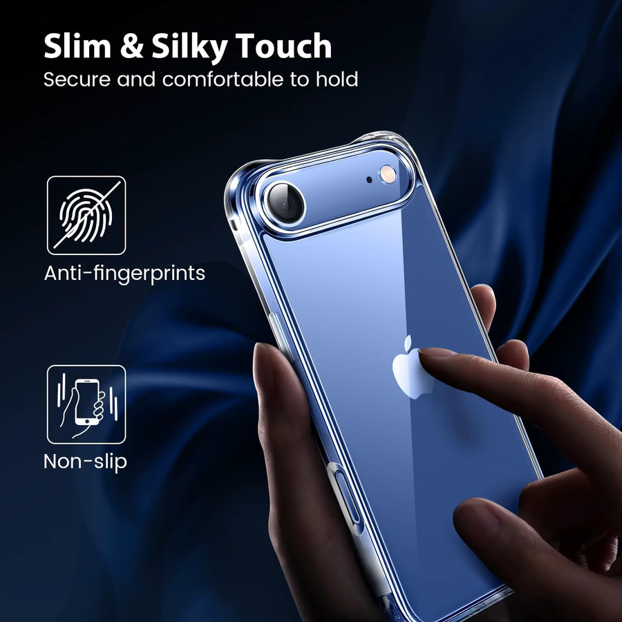 NYFundas Stoßfeste Handyhülle mit Anti-Gelb-Schutz, transparent, passend für iPhone 15, iPhone 16 Plus und iPhone Air - Bild 2