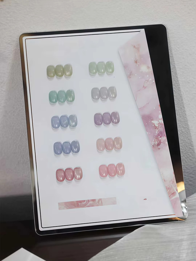 SJP Gel-Nagellack-Set, 10 Farben, mit Farbkarte - Bild 3