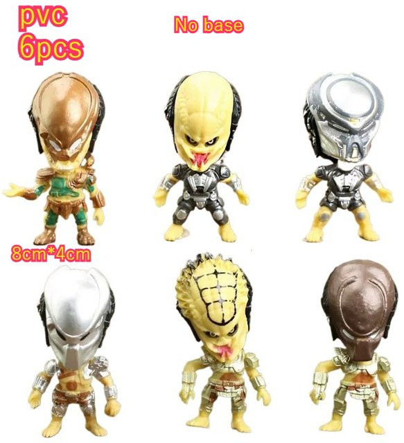 NECA Scale Ultimate P1 Jungle Hunter Jungle Demon Concrete Clan Leader, Actionfiguren, 6-teiliges Set - Bild 1