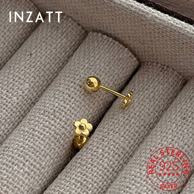 INZATT Ohrringe, 925 Silber, Bicolor, Perle, Damen - Bild 1