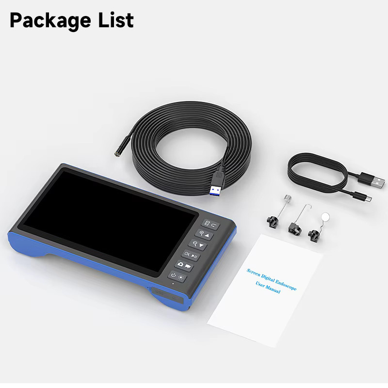 ZEMICAM HD Inspektionskamera mit 7 Zoll IPS-Bildschirm und abnehmbarem Design in Blau für Auto, Rohrleitung und Kanalisation - Bild 6
