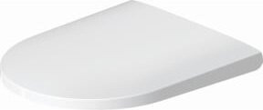 Duravit WC-Sitz D-Neo in D-Form mit Edelstahl-Scharnieren, weiß - Bild 1