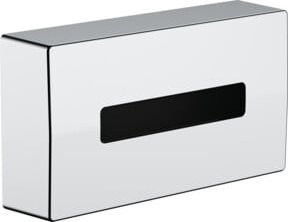 Hansgrohe Kosmetiktuchbox AddStoris zur Wandmontage in Silber - Bild 1