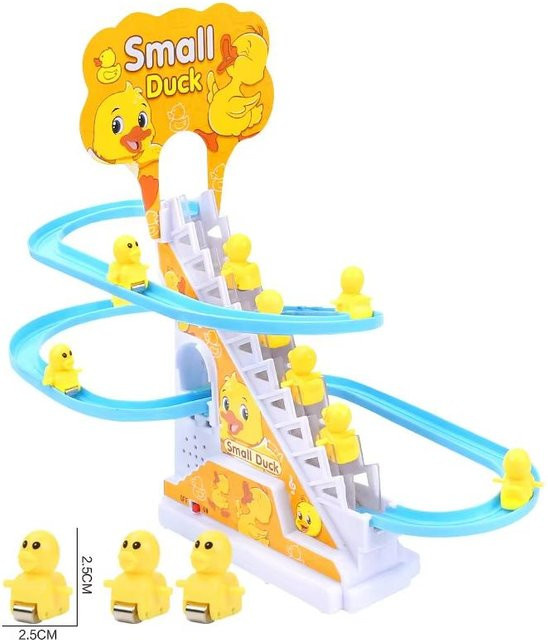 Elektronische Treppensteigen Bahn, Ente Pinguin, mit Licht und Musik, ab 3 Jahren - Bild 1