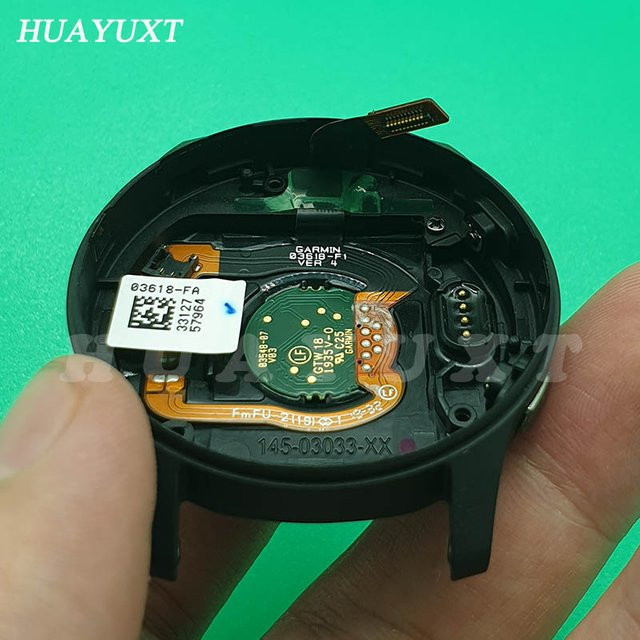 Garmin Vivoactive 4 Rückabdeckung Gehäuse in Schwarz für Smartwatch Reparatur Ersatzteil - Bild 1