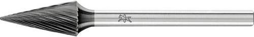 PFERD Frässtift in Silber, Gesamtlänge: 43 mm, Arbeitslänge: 13 mm, Durchmesser: 6 mm, Schaftdurchmesser: 3 mm - Bild 1