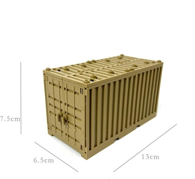 Yiran toy Militärcontainer Bausteine gelb 6-12 Jahre - Bild 1
