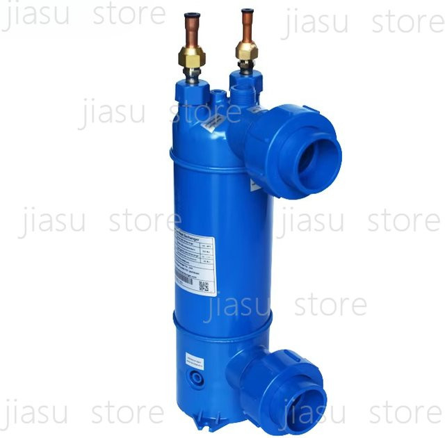 GIMLEO Titan Wärmeaustauscher Kondensator für Swimmingpools mit 5kW Heizleistung in Blau (MHTA-1.5) - Bild 1