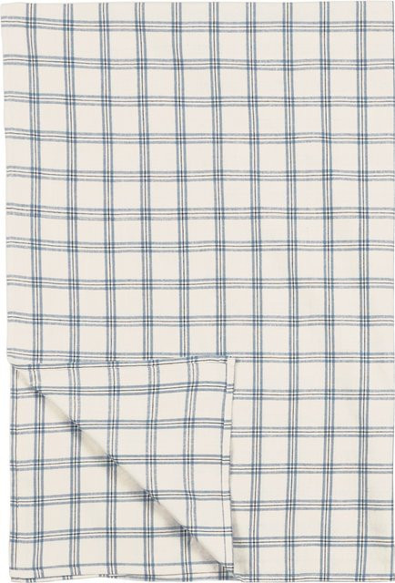 LIVARNO Tischdecke aus Baumwolle, rechteckig, beige/blau/mehrfarbig, B: 120 cm, L: 160 cm - Bild 1
