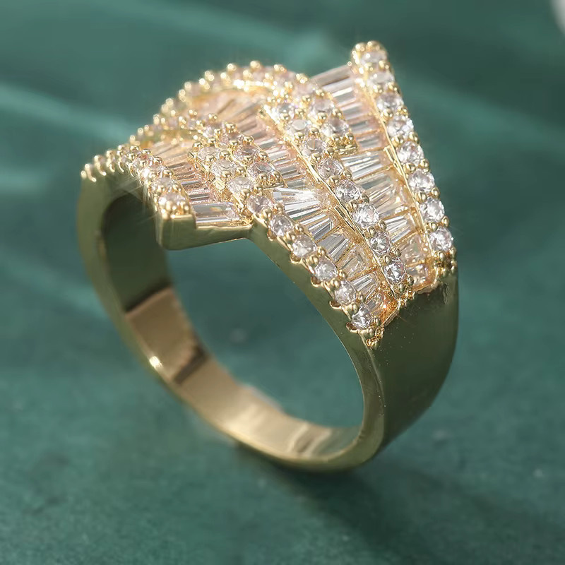 YoYo Ring Vintage, Gold, Zirkonia, Damen - Bild 2