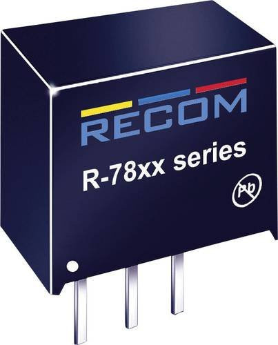 RECOM R-783.3-1.0 DC/DC-Wandler Print 3.3 V/DC 1A 3.3W Schwarz - Bild 1