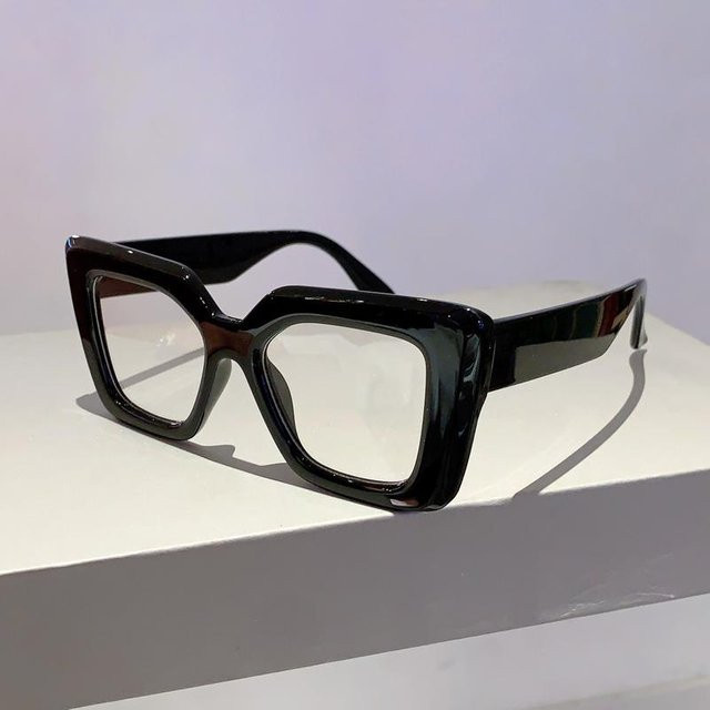 KAMMPT Korrektionsbrille, quadratisch, Vollrand, Kunststoff, schwarz, Unisex - Bild 1