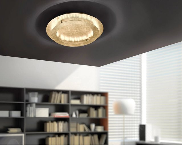 Paul Neuhaus LED-Deckenleuchte Nevis in Gold, rund, Durchmesser: 50 cm - Bild 1