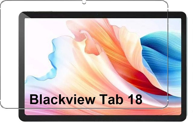Blackview Tab 18 Displayschutzfolie aus gehärtetem Glas, transparent, HD-klar und kratzfest für 12-Zoll-Tablets - Bild 1