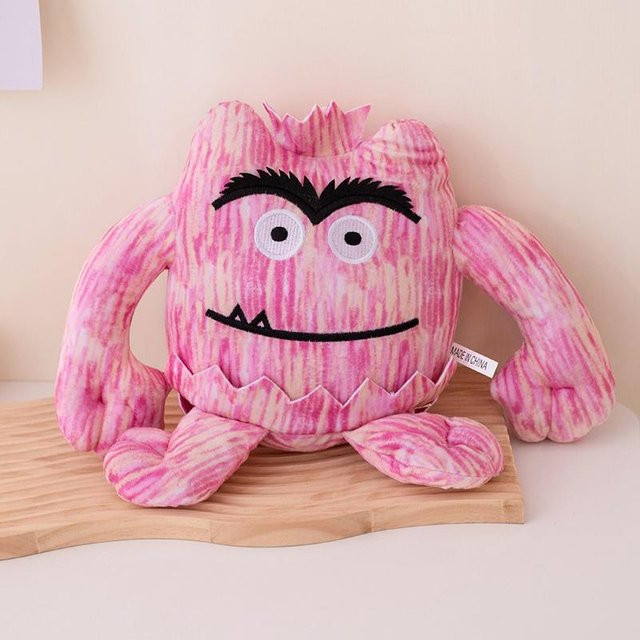 Kawaii Bunte Monster Plüschpuppe, Stofftier, 7-teiliges Set, bunt/mehrfarbig - Bild 1