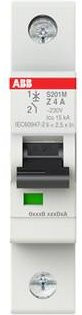 ABB S201M-Z4 Leitungsschutzschalter 4A 230V 2CDS271001R0338 in Weiß - Bild 1