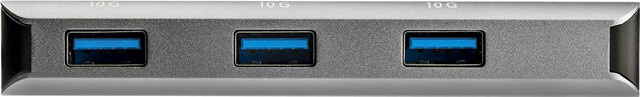 StarTech.com HB31C3ASDMB USB-C-Hub mit 3 USB-A Ports und SD-Kartenleser, 10 Gbit/s, Schwarz/Grau - Bild 1