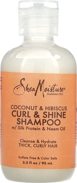 SheaMoisture Curl & Shine Shampoo, 95 ml, für lockiges und trockenes Haar - Bild 1