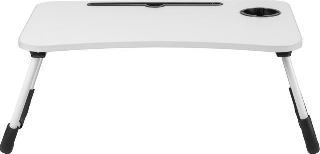 LIVARNO Laptoptisch in Weiß mit klappbarer Platte für das Büro, B/T/H: 39,5 x 25,5 x 39,5 cm - Bild 1