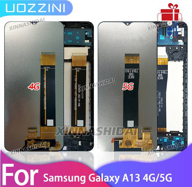 Samsung Galaxy A13 4G 5G Ersatz Display mit Touchscreen Digitizer Montage in Schwarz - Bild 1