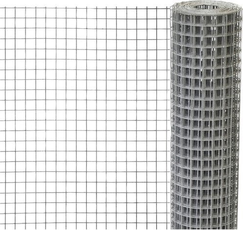 Mr. GARDENER Drahtgitter aus verzinktem Stahl in Silber, H x L: 50 x 500 cm - Bild 1