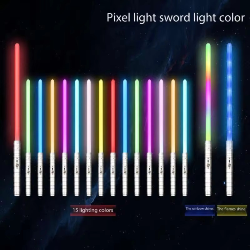 REikirc Lichtschwert, Fantasy, Metall, 15 Farben, 17 Pixel Lichteffekte - Bild 2