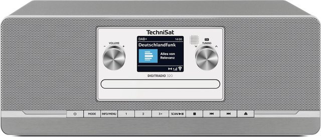 TechniSat DIGITRADIO 320 DAB+ UKW Radio mit CD und Bluetooth in Silber - Bild 1