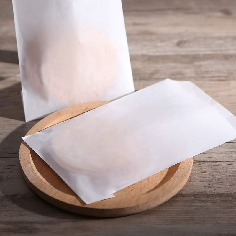 Casame Pergamin-Keks-Snackbeutel aus gewachstem Papier, halbtransparent, Weiß, B/H: 3 x 5 cm - Bild 2