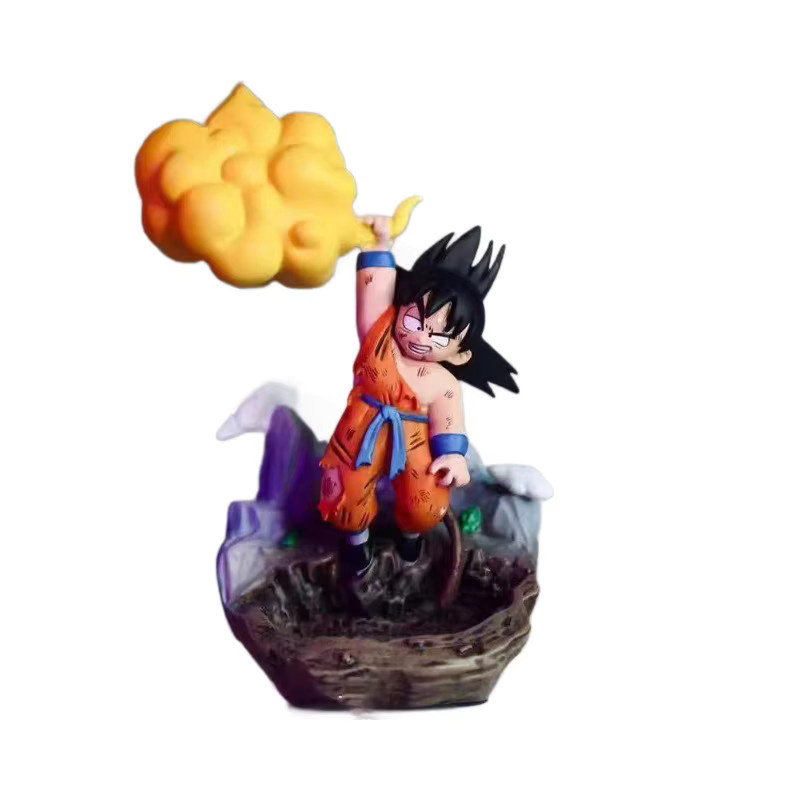 Bandai Dragon Ball Son Goku Super Saiyan Actionfigur, 10cm, Kunststoff - Bild 3