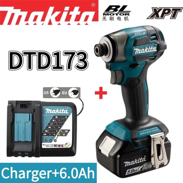Makita DTD173 LXT 18V Akku-Schlagschrauber mit bürstenlosem Motor und 180 N·m Drehmoment - Bild 1