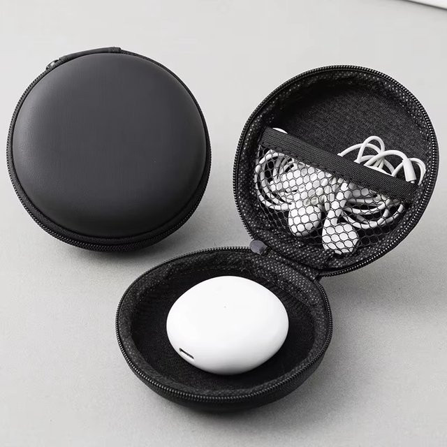 KAFNHCKA EVA Hard Case Schutzbox für Bluetooth Kopfhörer und Zubehör in Schwarz - Bild 1