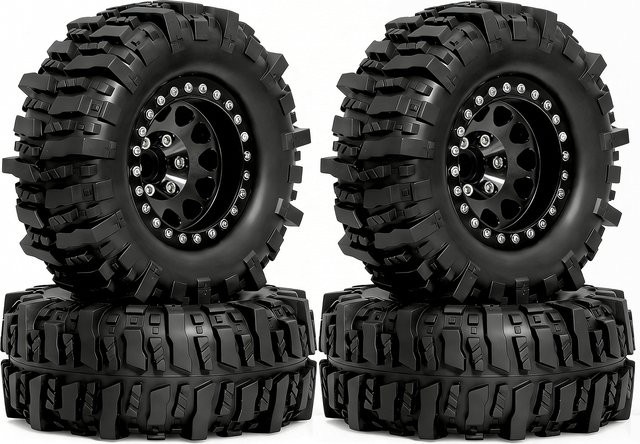 AXI03007 Beadlock-Räder, Schwarz, 1:10, Räder - Bild 1