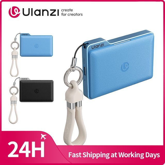 Ulanzi DC01 2-in-1 Tragbares Speicherkarten-Etui mit Dual-Slot Simultan-Kartenleser für Kamera und Smartphone in Schwarz oder Blau - Bild 1