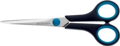 Westcott Universalschere Easy Grip in Schwarz, Länge: 18 cm - Bild 1