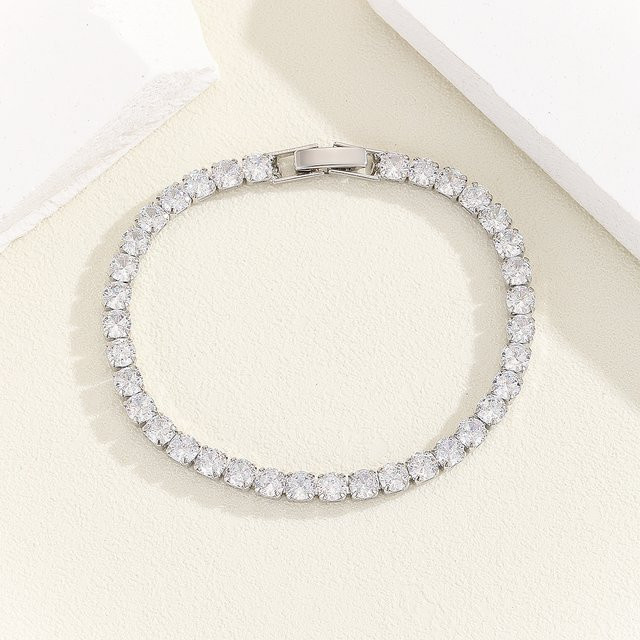 SAY Armband 925 Silber, Zirkonia, Unisex - Bild 1