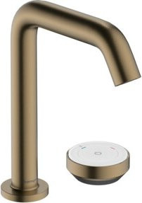 Hansgrohe Tecturis S 2-Loch-Waschtischarmatur mit CoolStart und Ablaufgarnitur in Brushed Bronze - Bild 1