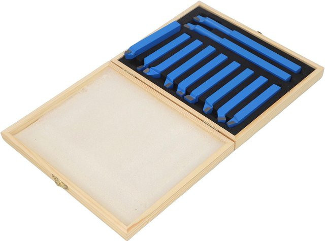 Aimo 11-teiliges Drehwerkzeug-Set aus Carbon Steel mit Hartmetallbestückung in Blau, 12 x 12 mm - Bild 1