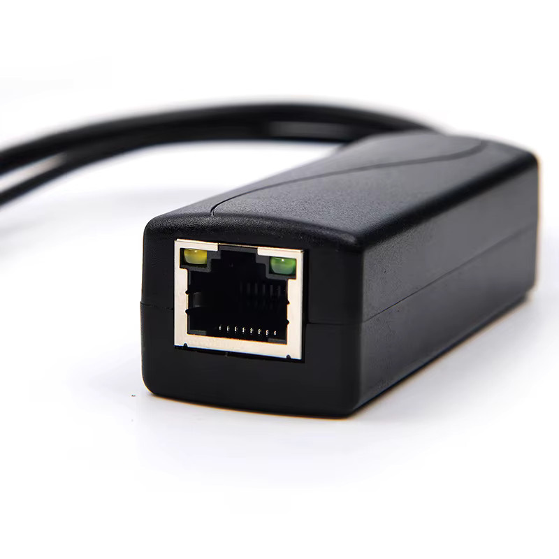 HKBTM POE Splitter Netzteil für Huawei, Hikvision, Bobcat und Raspberry Pi mit Micro-USB, USB-C und Barrel Jack in Schwarz - Bild 3