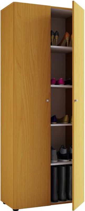 VCM Allzweckschrank Vandol aus Holz in Braun mit Drehtüren und Fachbodeneinteilung B: 70 cm, H: 178 cm, T: 40 cm - Bild 2