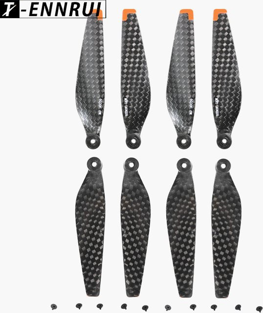 DJI Propeller Set aus Kohlefaser in Schwarz für DJI Mini 3, Mini 3 Pro und Mini 4 Pro, CW und CCW Faltpropeller - Bild 1