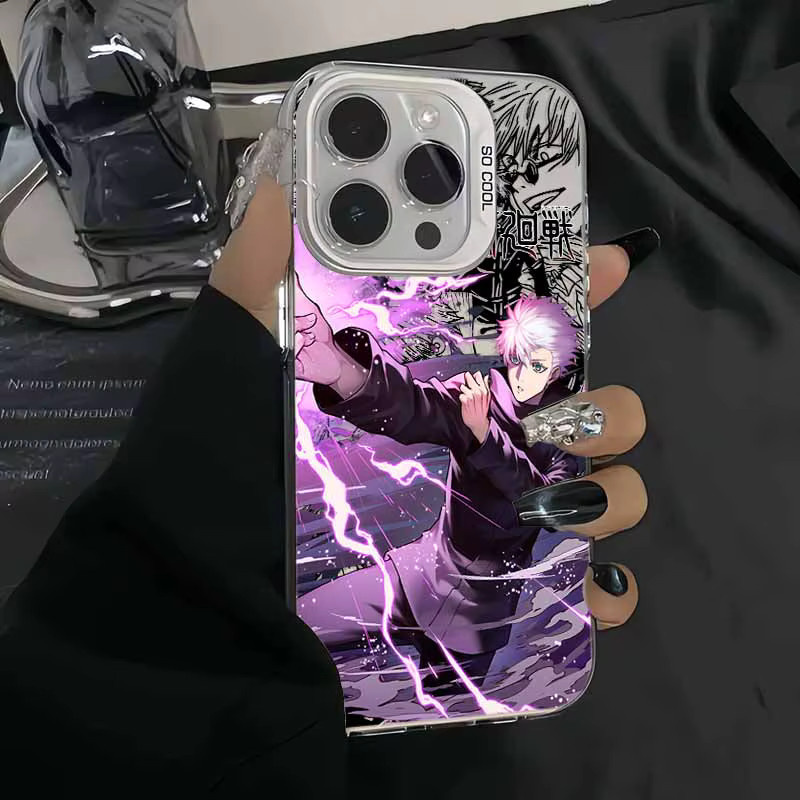 Bunte Silikon-Handyhülle Jujutsu Kaisen Gojo Satoru für Xiaomi und POCO Modelle mit NFC-Unterstützung - Bild 5