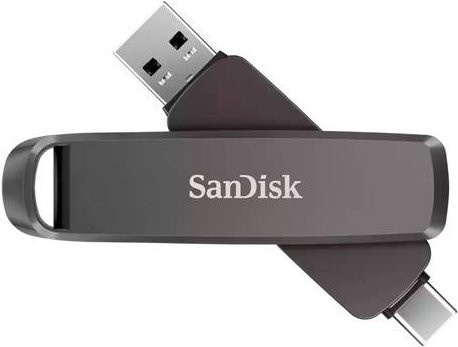 SanDisk Extreme Pro USB-Stick 1TB Schwarz mit USB-A und USB-C Anschluss - Bild 1
