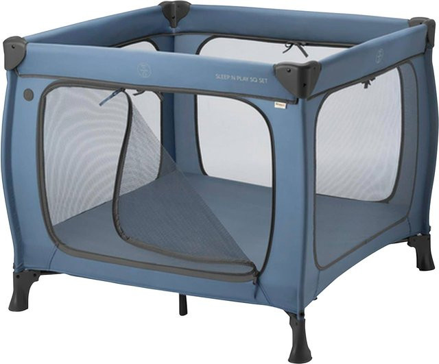 Hauck Reisebett Sleep N Play quadratisch in Blau - Bild 1